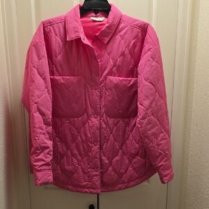 Pink Puffer Jean Jacket Style